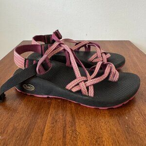 Chaco ZX/2 Sport Sandals in Pink Wave Print